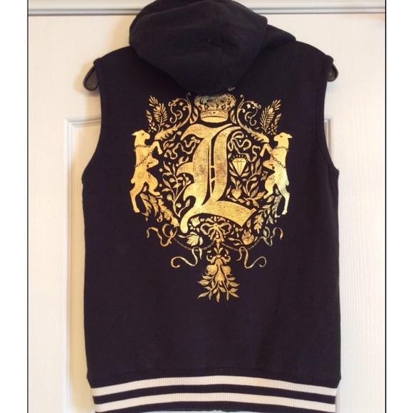 L.A.M.B Gold Crest Sleeveless Hoodie - Picture 10 of 10